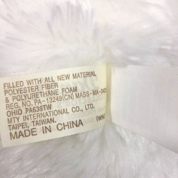 Dan Dee Collector's Choice White 18" Plush Bear Red Rose Flower Valentine's Day - Picture 8 of 10